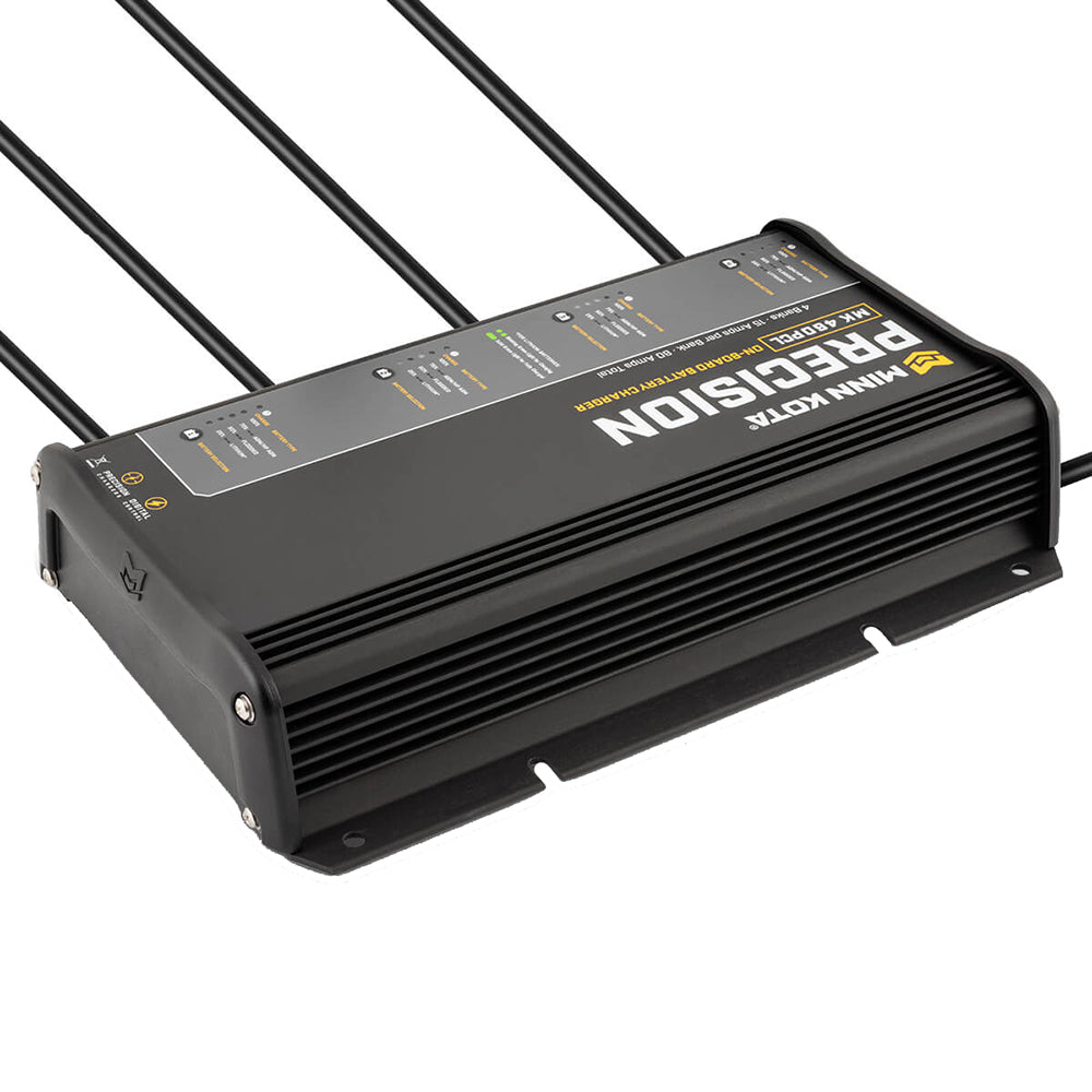 Minn Kota On-Board Precision Charger MK-460 PCL 4 Bank x 15 AMP LI Optimized Charger [1834604] - Premium Battery Chargers from Minn Kota - Just $476.99! 