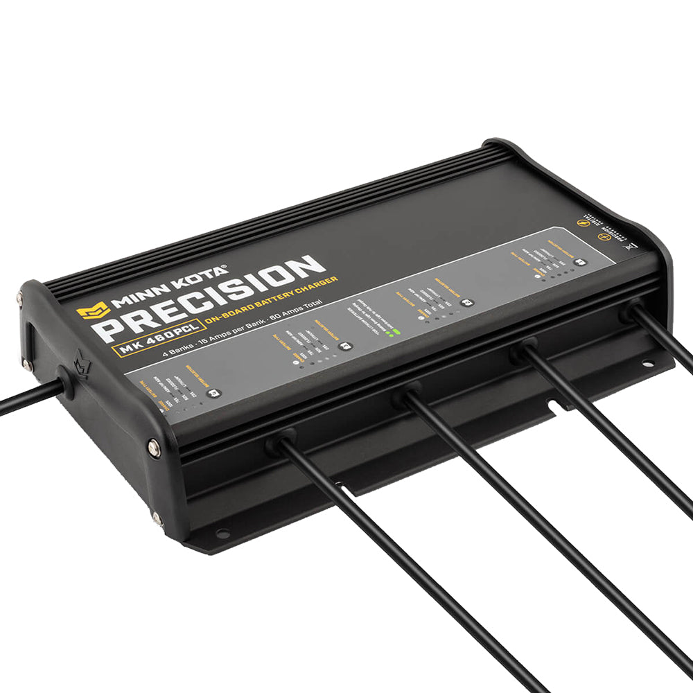 Minn Kota On-Board Precision Charger MK-460 PCL 4 Bank x 15 AMP LI Optimized Charger [1834604] - Premium Battery Chargers from Minn Kota - Just $476.99! 