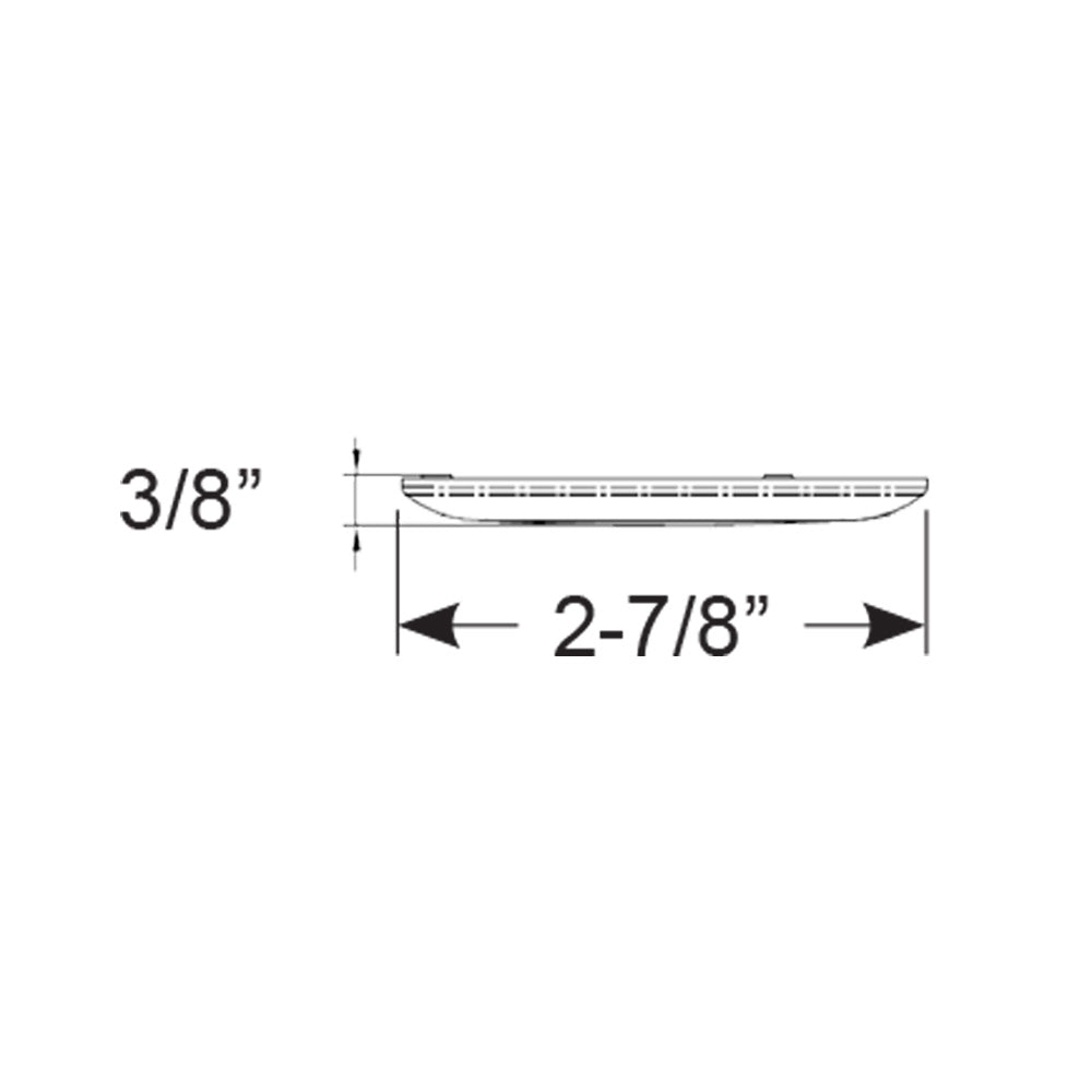 Scandvik B3 Downlight Surface Mount - Cool White - SS Trim - IP67 - 12/24V [41320P] - Premium Dome/Down Lights from Scandvik - Just $15.99! 