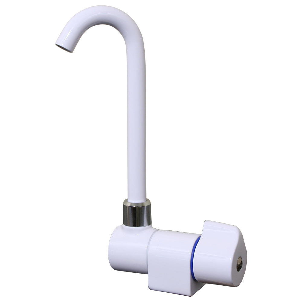 Scandvik Tall Tap w/Folding Spout - White Powder Coat Finish [10182P] - Premium Accessories from Scandvik - Just $103.99! 