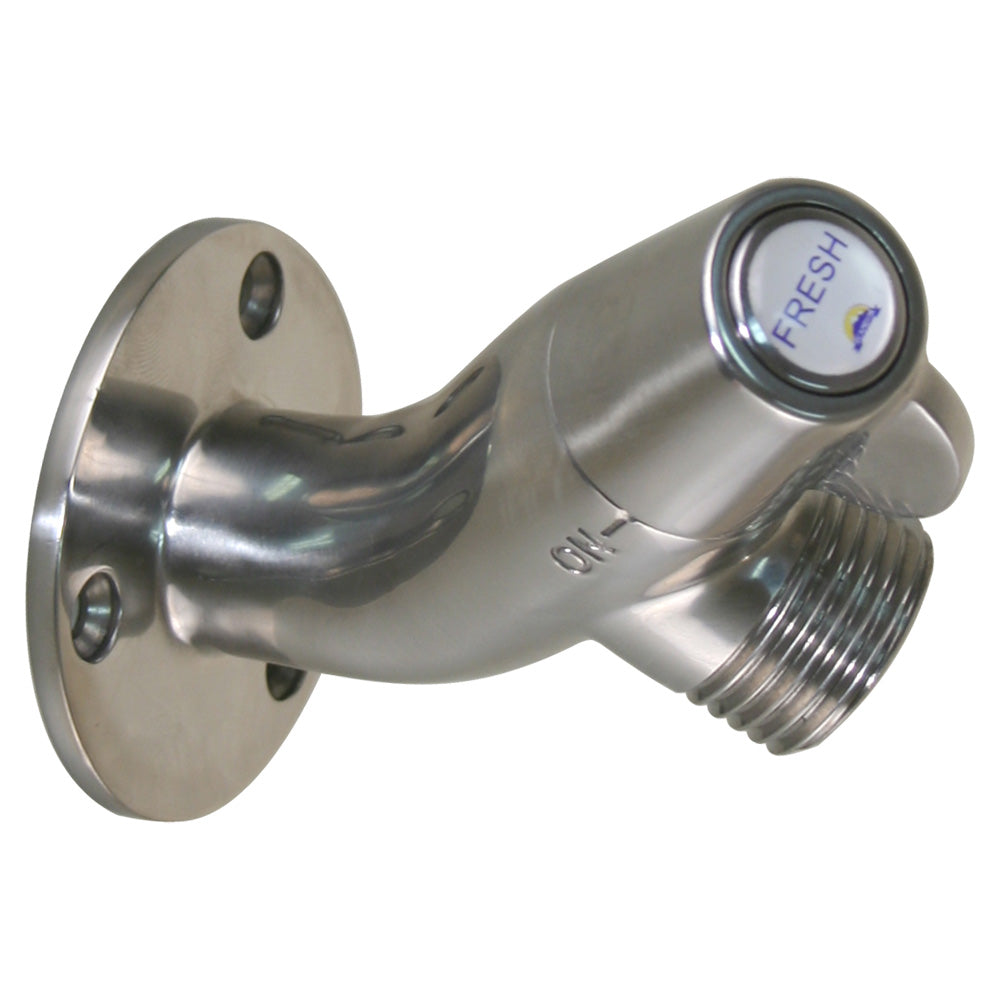 Scandvik Ceramic Angled Washdown Valve - SS Spigot [10175P] - Premium Accessories from Scandvik - Just $82.99! 