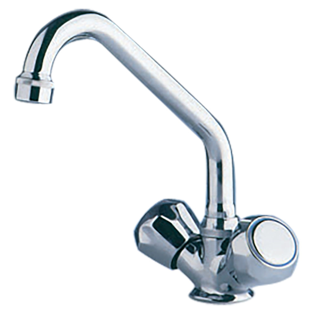 Scandvik Chrome Galley Mixer w/Swivel Spout [10422P] - Premium Accessories from Scandvik - Just $128.99! 