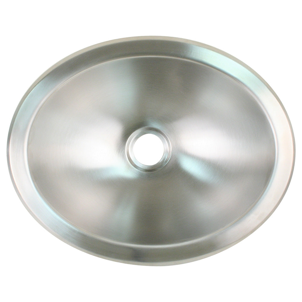 Scandvik Brushed SS Oval Sink - 13.25" x 10.5" [10281] - Premium Accessories from Scandvik - Just $84.99! 