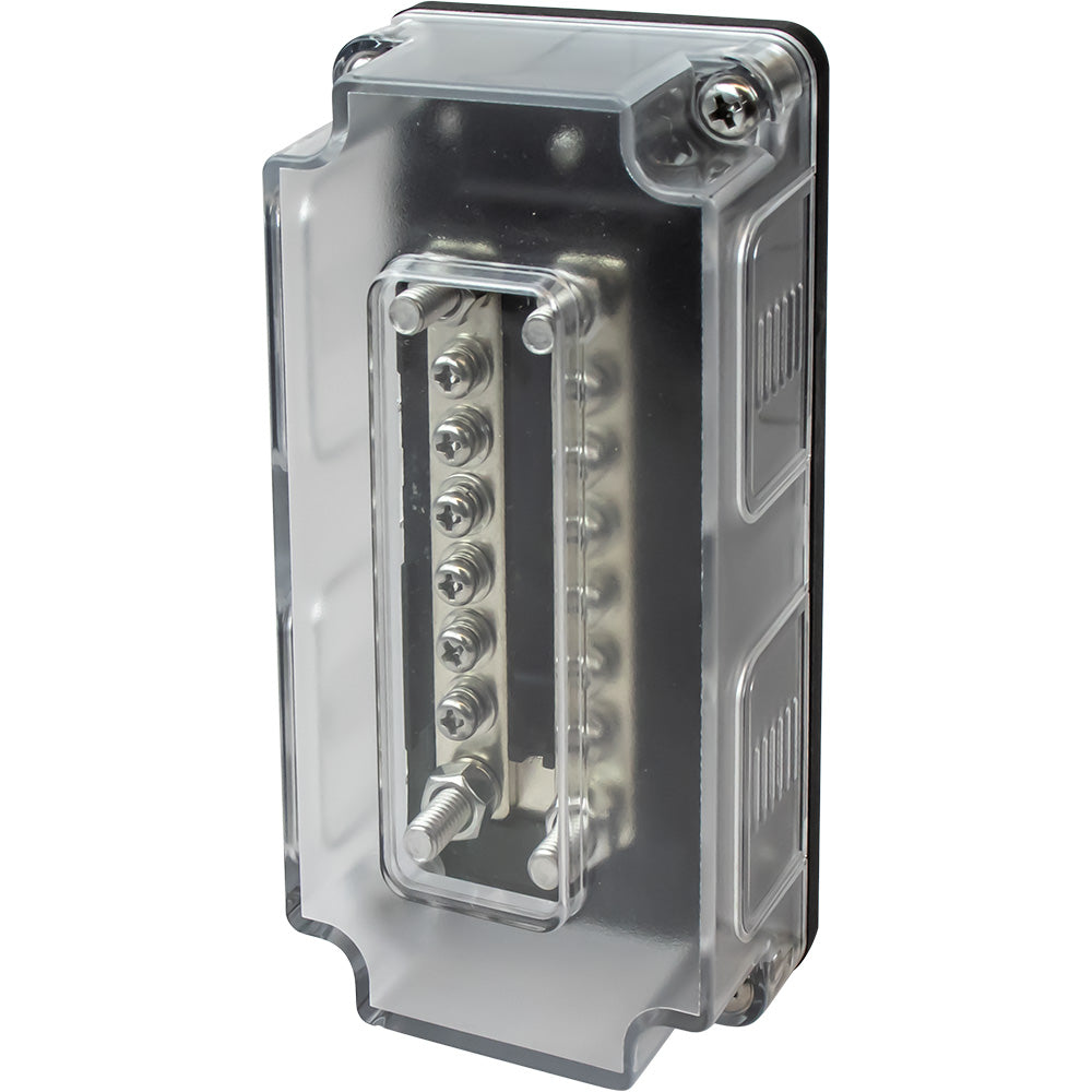 Sea-Dog Dual Buss Bar w/Cover - 12 Terminals [426693-3] - Premium Busbars, Connectors & Insulators from Sea-Dog - Just $26.99! 