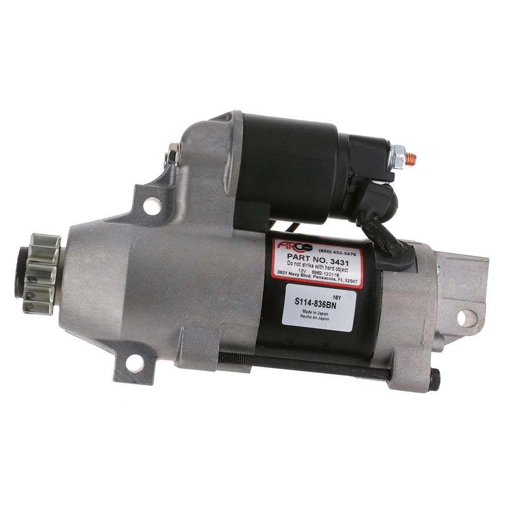 ARCO Marine Premium Replacement Outboard Starter f/Yamaha 200-Present - 13 Tooth [3431] - Premium Engine Controls from ARCO Marine - Just $486.99! 