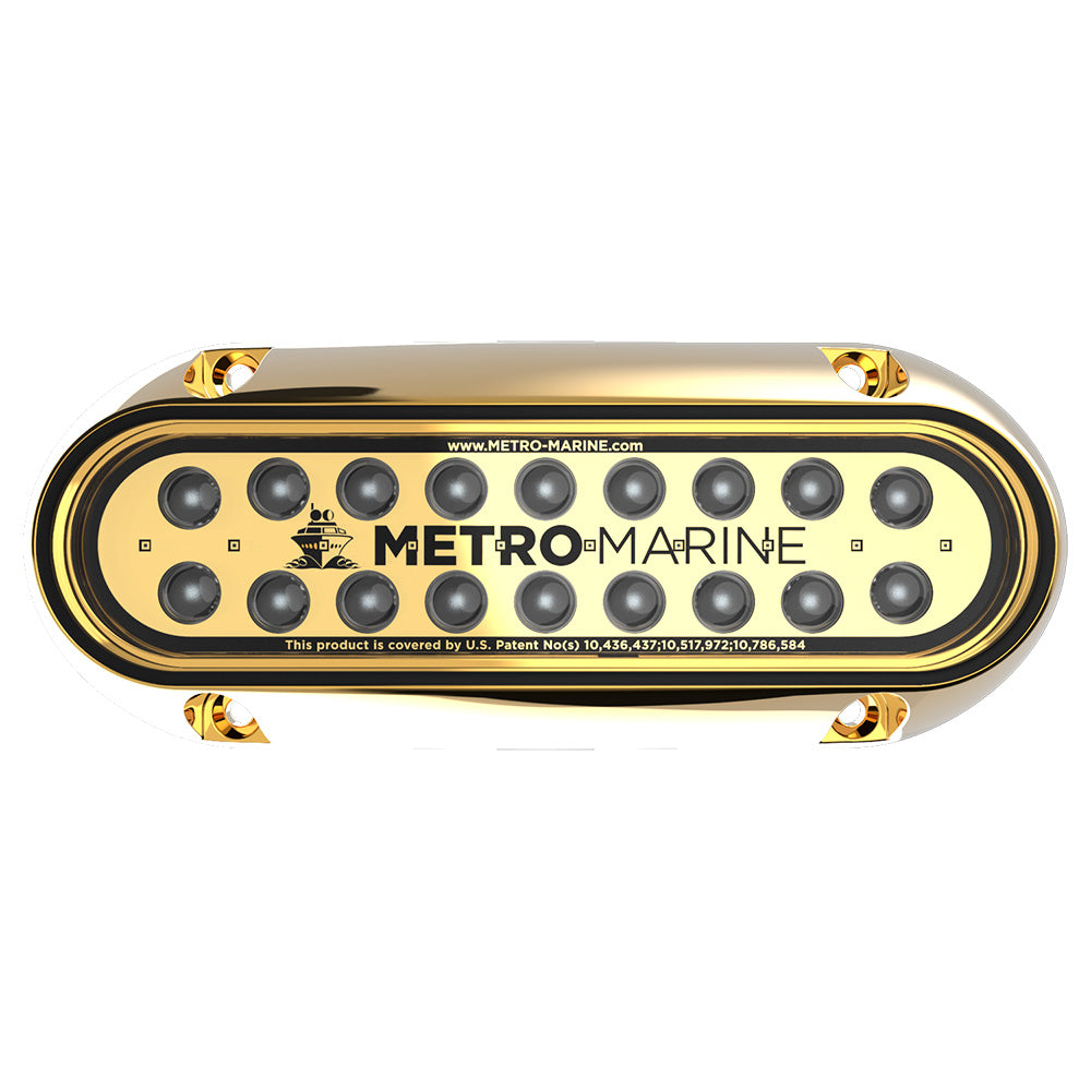 Metro Marine High-Output Elongated Underwater Light w/Intelligent Monochromatic LEDs - Aqua, 90 Beam [F-BME1-H-A3-90] - Premium Underwater Lighting from Metro Marine - Just $796.99! 