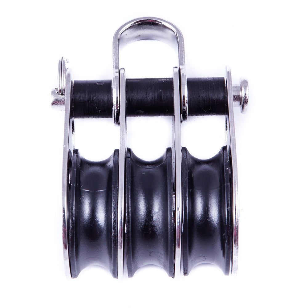 SeaSure 25mm Treble Block w/Shackle [00.31CRD] - Premium Blocks from SeaSure - Just $39.99! 