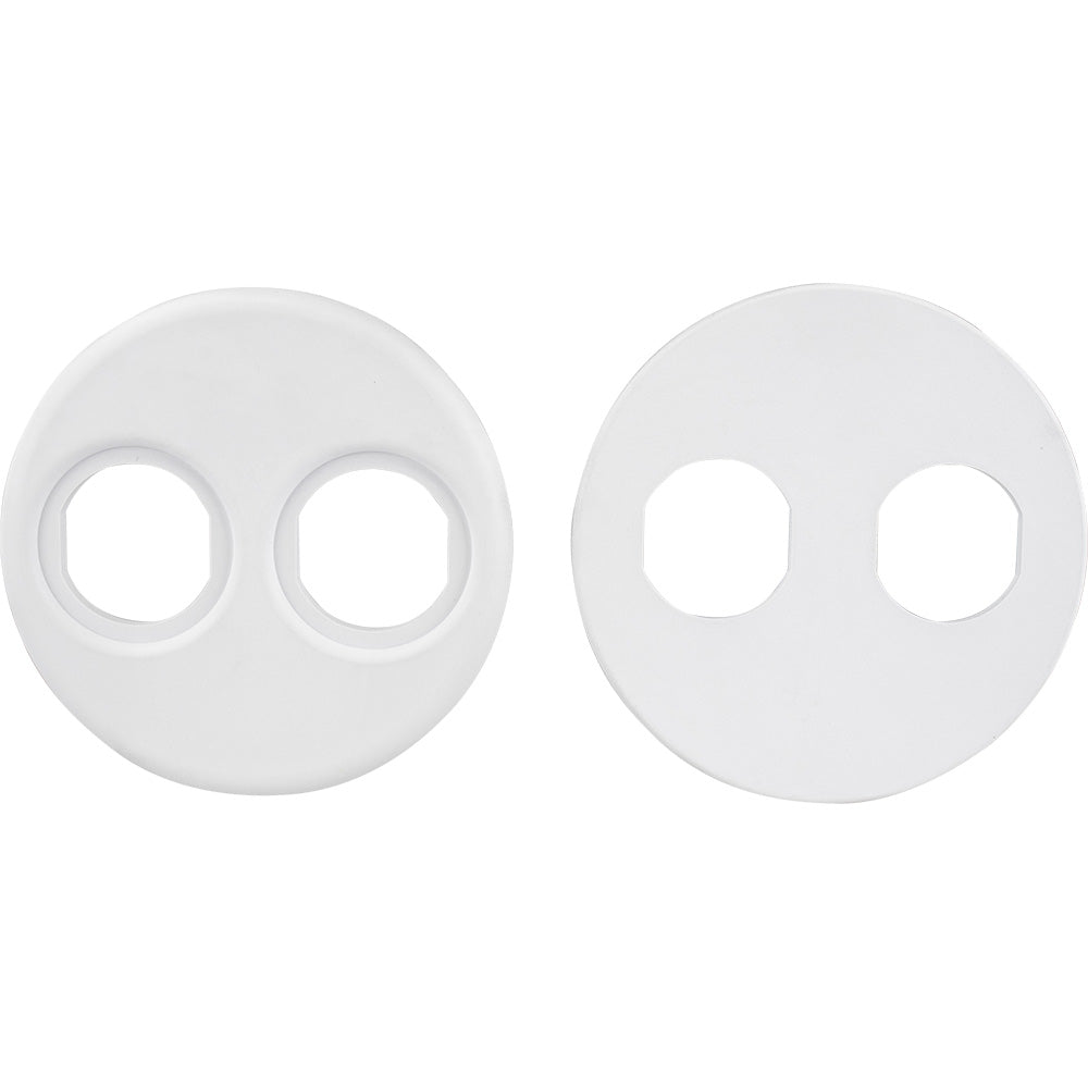 Sea-Dog 4" Gauge Power Socket Adapter Mounting Plate - White [426104-1] - Premium Accessories from Sea-Dog - Just $8.99! 