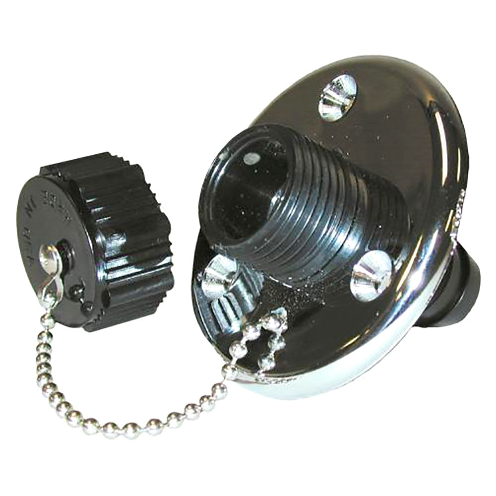 T-H Marine Washdown Valve w/Chrome Base [WDV-1CP-DP] - Premium Fittings from T-H Marine Supplies - Just $37.99! 