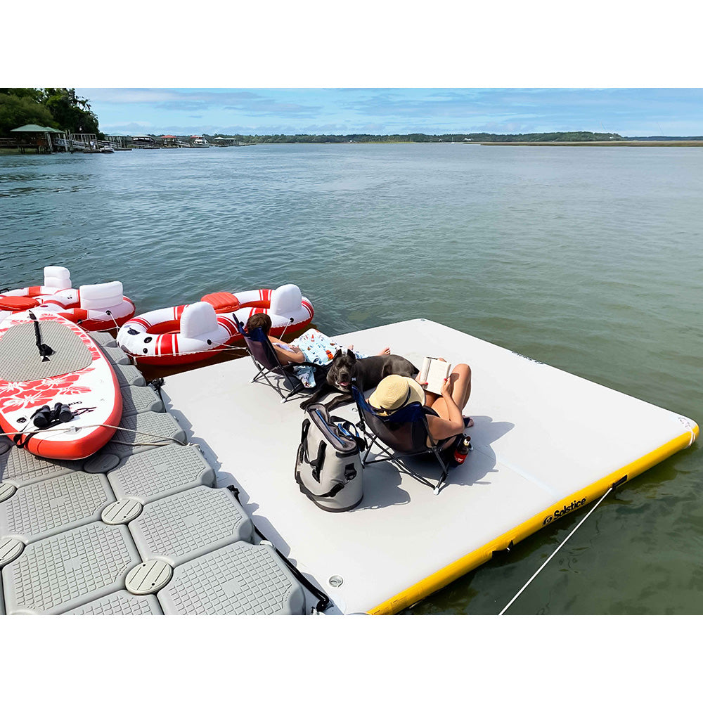 Solstice Watersports 10 x 10 Inflatable Dock [31010] - Premium Inflatable Docks & Mats from Solstice Watersports - Just $605.99! 