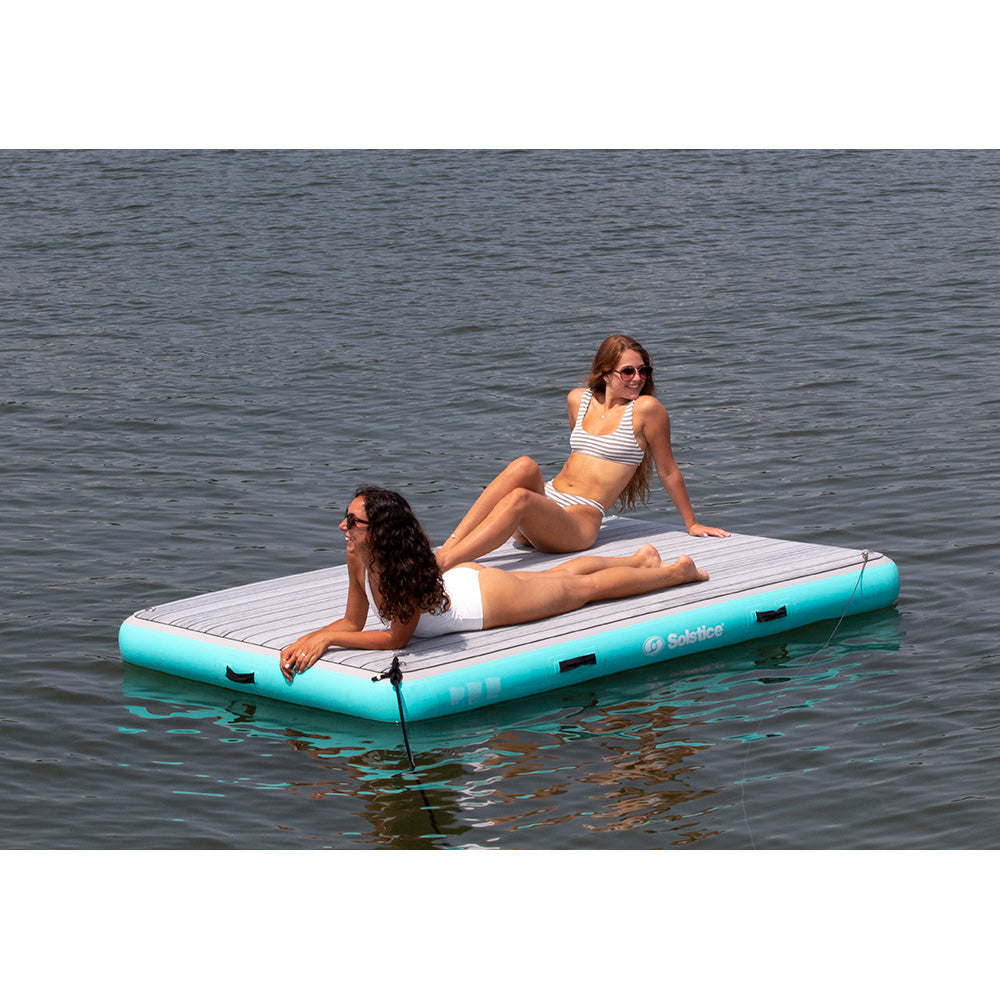 Solstice Watersports 8 x 5 Luxe Dock w/Traction Pad  Ladder [38805] - Premium Inflatable Docks & Mats from Solstice Watersports - Just $514.99! 