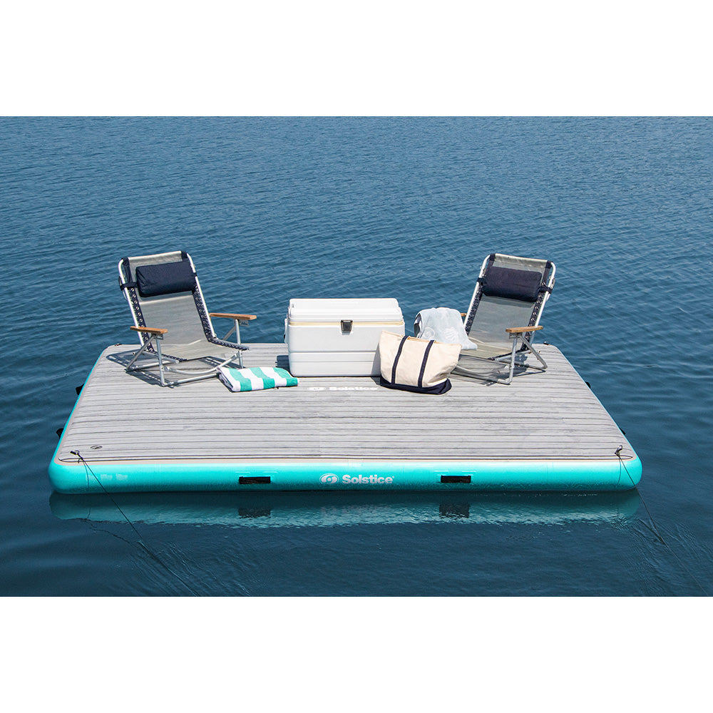 Solstice Watersports 10 x 8 Luxe Dock w/Traction Pad  Ladder [38810] - Premium Inflatable Docks & Mats from Solstice Watersports - Just $757.99! 