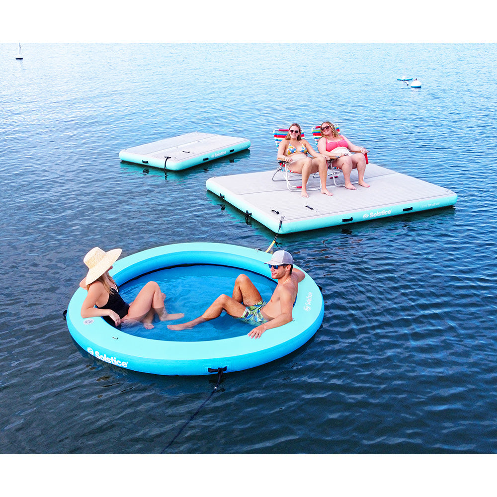 Solstice Watersports 8 Circular Mesh Hangout Ring [38081] - Premium Inflatable Docks & Mats from Solstice Watersports - Just $398.99! 