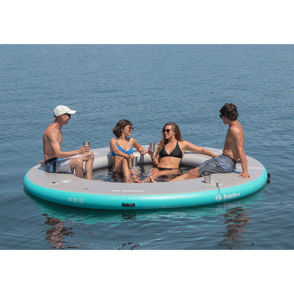 Solstice Watersports 10 Circular Mesh Dock [38100] - Premium Inflatable Docks & Mats from Solstice Watersports - Just $735.99! 