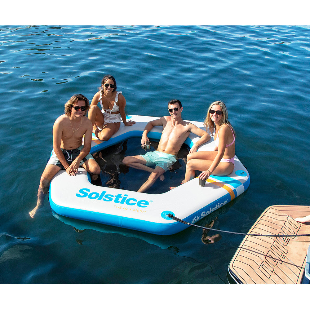 Solstice Watersports 86" Hex Mesh Dock [38150] - Premium Inflatable Docks & Mats from Solstice Watersports - Just $582.99! 