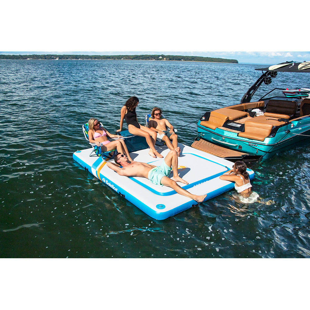 Solstice Watersports 10 x 8 Rec Mesh Dock w/Removable Insert [38180] - Premium Inflatable Docks & Mats from Solstice Watersports - Just $742.99! 