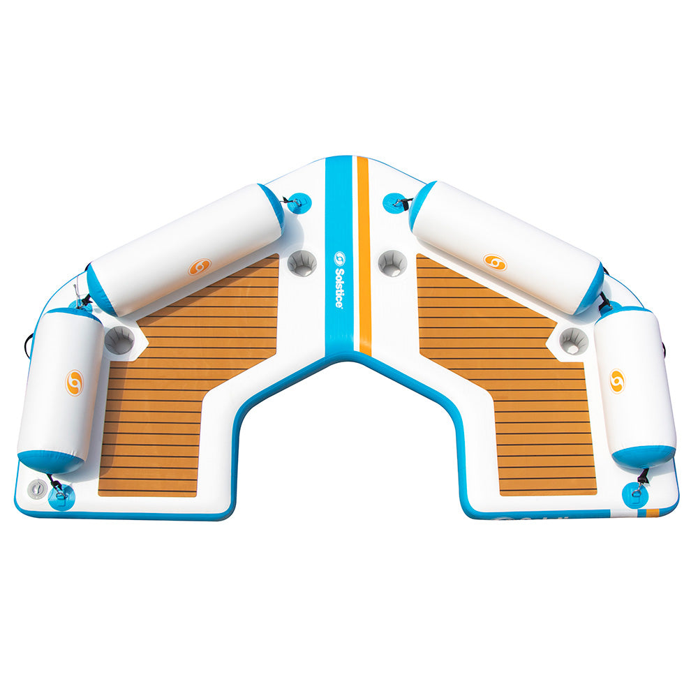 Solstice Watersports 11 C-Dock w/Removable Back Rests [38175] - Premium Inflatable Docks & Mats from Solstice Watersports - Just $768.99! 