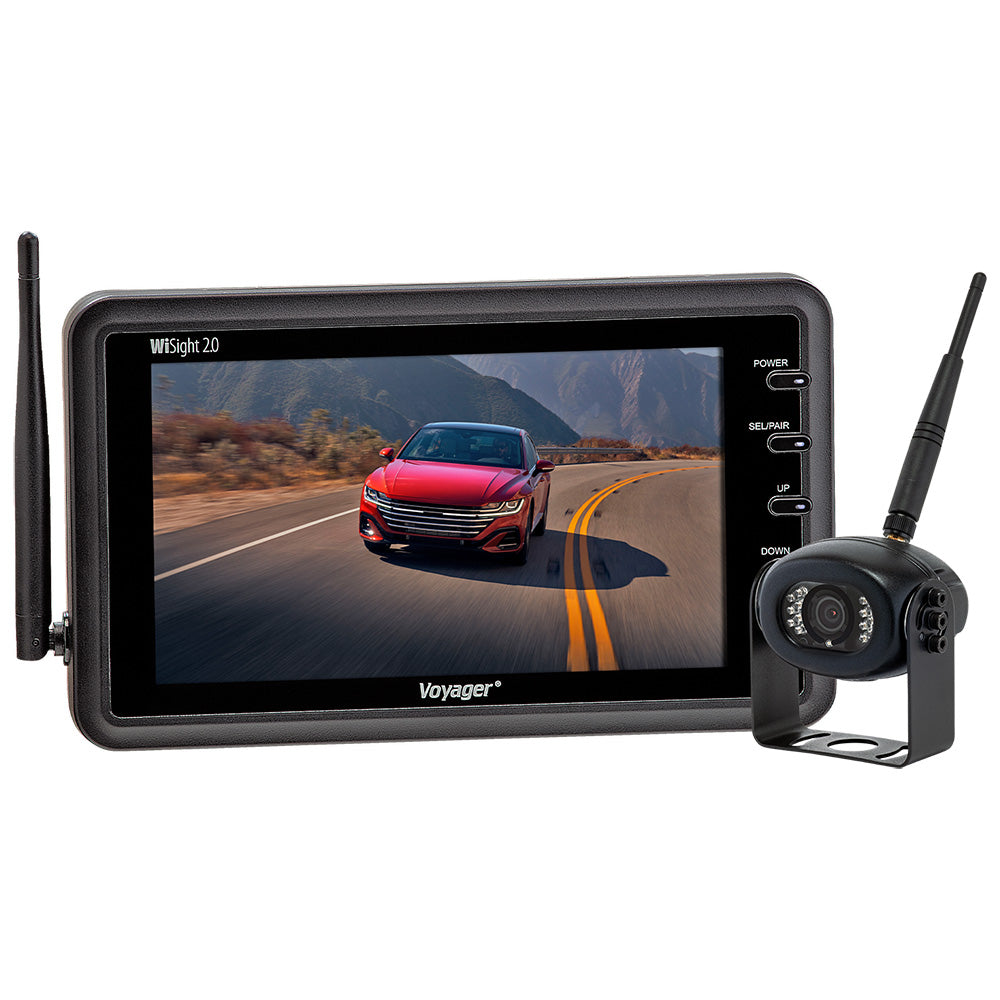 Voyager WiSight 2.0 - 7" Monitor w/Camera - Wireless [WVSXS70] - Premium Cameras & Monitors from Voyager - Just $431.90! 