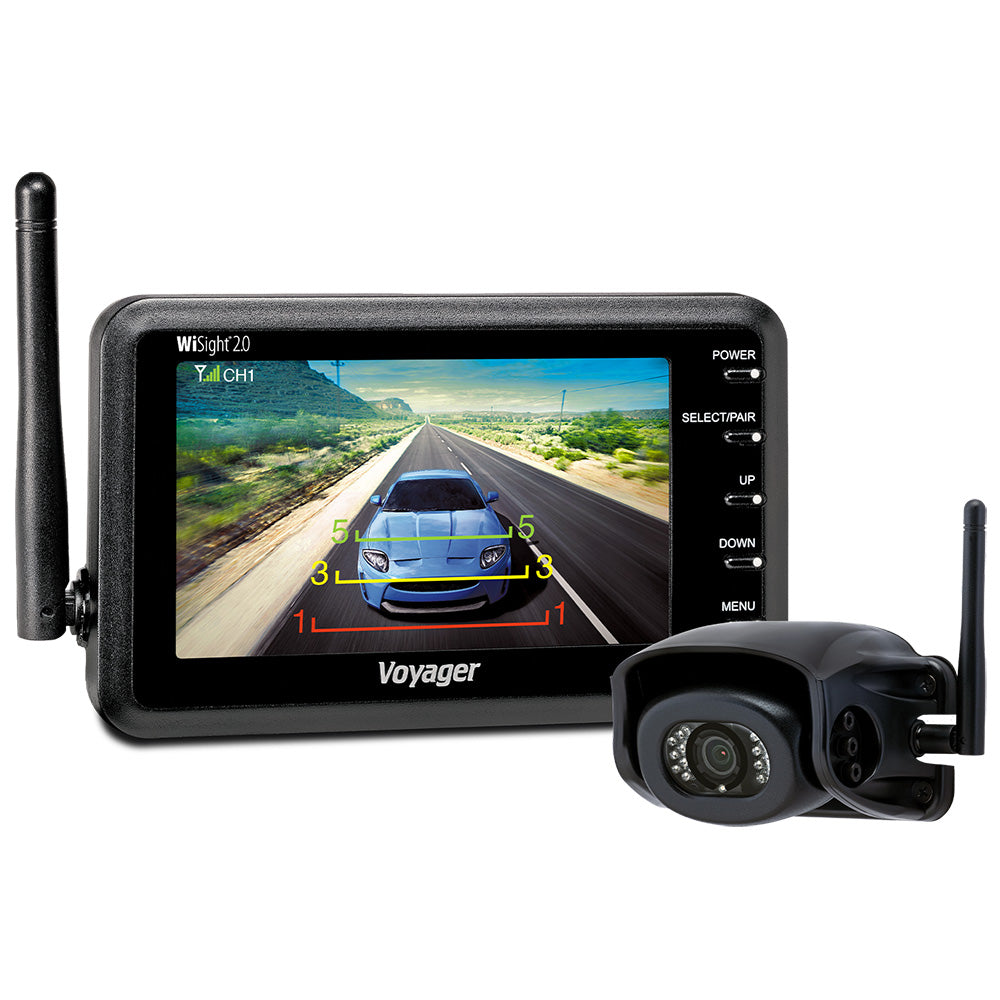 Voyager WiSight 2.0 - 4.3" Monitor w/Camera f/Prewire System - Wireless [WVSXP43] - Premium Cameras & Monitors from Voyager - Just $359.90! 