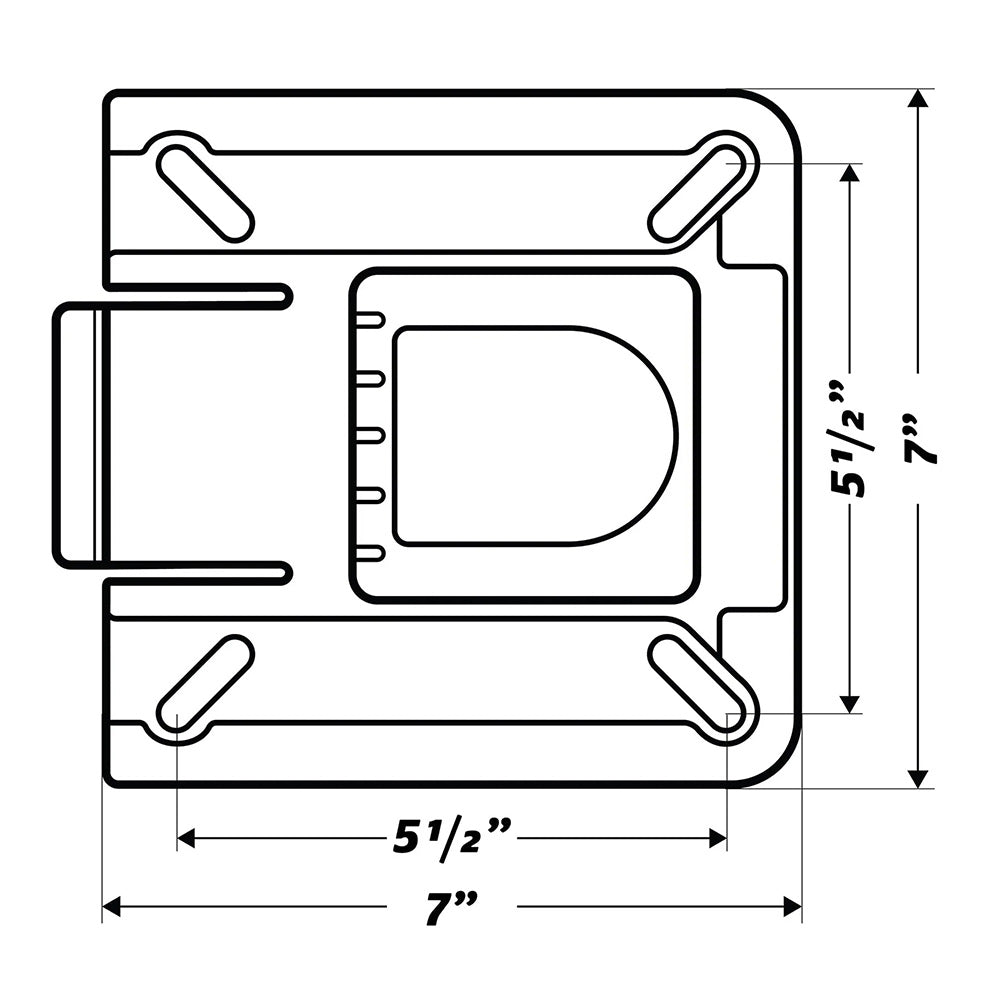 Wise 7" Swivel w/Quick Release Bracket [8WD7SQR] - Premium Seating from Wise Seats - Just $34.99! 