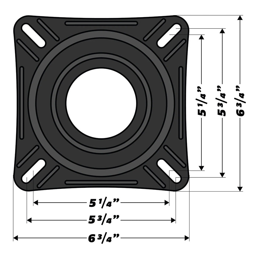 Wise 7" Swivel w/Quick Release Bracket [8WD7SQR] - Premium Seating from Wise Seats - Just $34.99! 