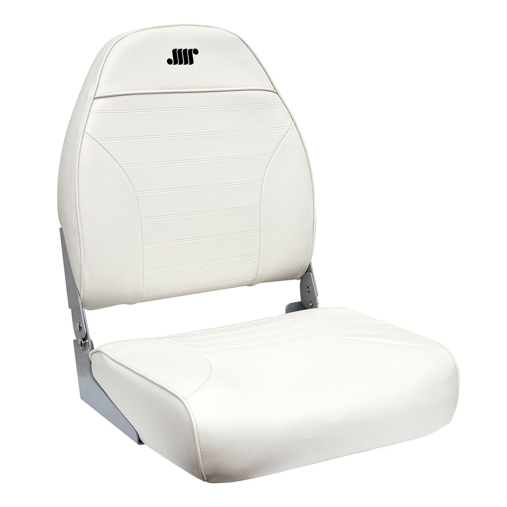 Wise Standard High-Back Fishing Seat - White [8WD588PLS-710] - Premium Seating from Wise Seats - Just $71.99! 