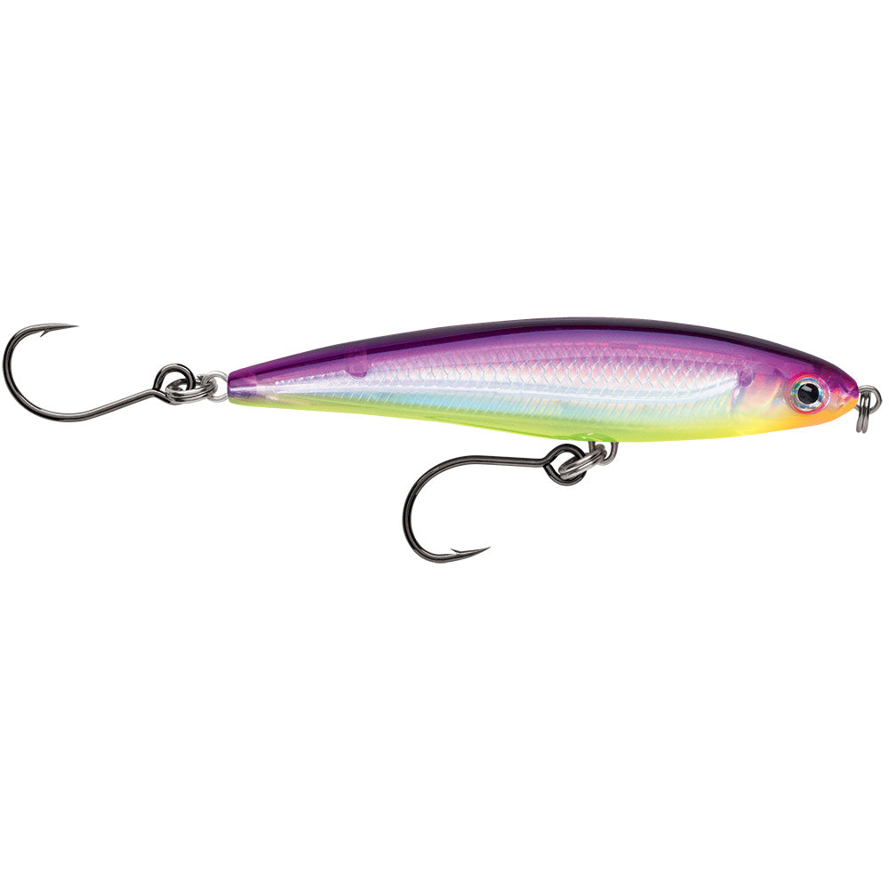 Rapala X-Rap Twitchin Minnow 4" Purple Chartreuse [SXRT10PRCH] - Premium Hard & Soft Baits from Rapala - Just $11.99! 