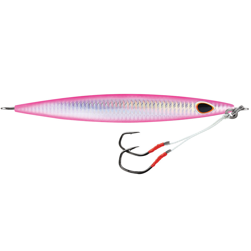 Williamson Kensaki 120 Jig - 5.25" - 4.25oz - Silver Pink Zebra [KSJ120SPZ] - 1st Class Eligible, Brand_Williamson, Hunting & Fishing, Hunting & Fishing | Hard & Soft Baits - Williamson - Hard & Soft Baits