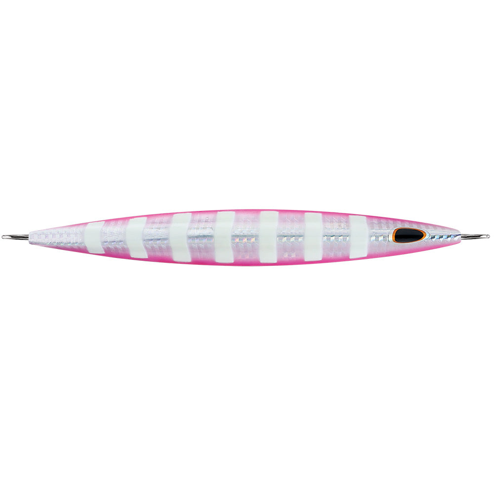 Williamson Kensaki 120 Jig - 5.25" - 4.25oz - Silver Pink Zebra [KSJ120SPZ] - Premium Hard & Soft Baits from Williamson - Just $14.99! 