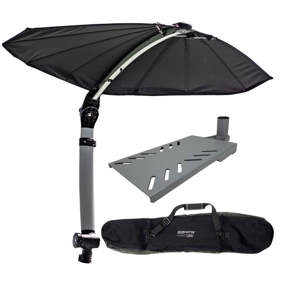 TACO ShadeFin Mini w/Black Fabric - Bag  Swivel Seat Mount Kit [T10-4000-4] - Premium Biminis/Shades/Umbrellas from TACO Marine - Just $579.99! 