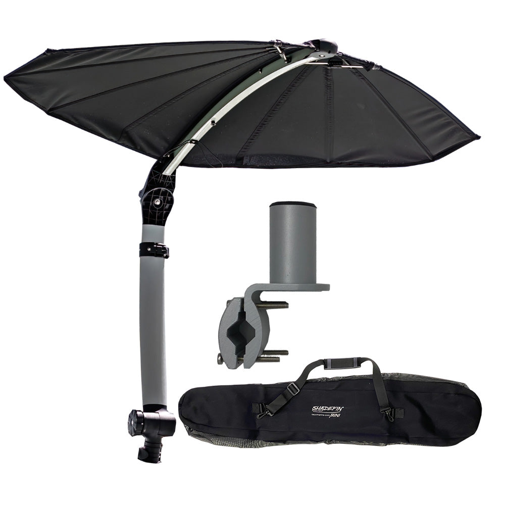 TACO ShadeFin Mini w/Black Fabric - Bag  Square Rail Mount Kit [T10-4000-6] - Premium Biminis/Shades/Umbrellas from TACO Marine - Just $579.99! 