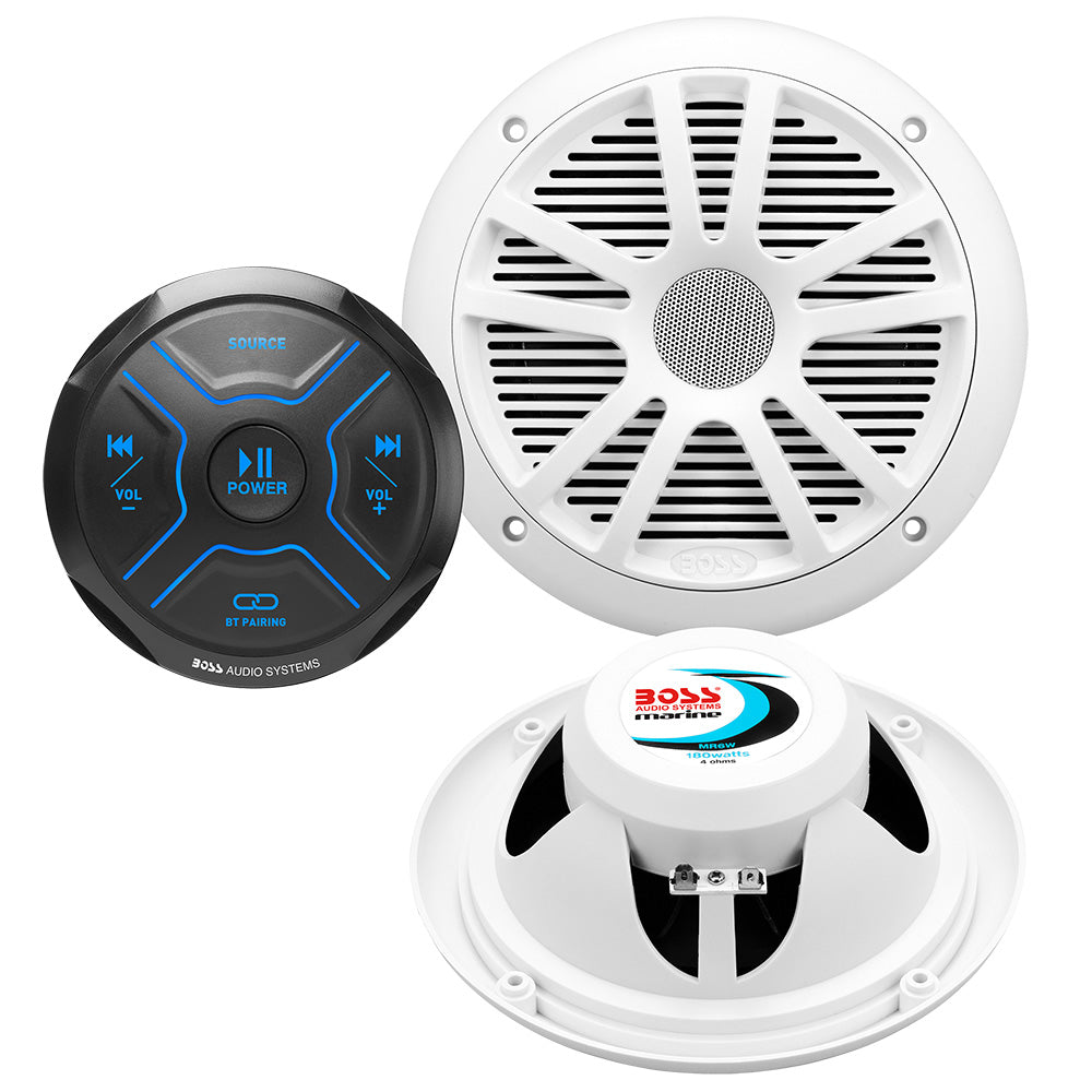 Boss Audio MG150W.6 Kit w/MGR150B  2 MR6W Speakers [MG150W.6] - Premium Stereos from Boss Audio - Just $99.93! 