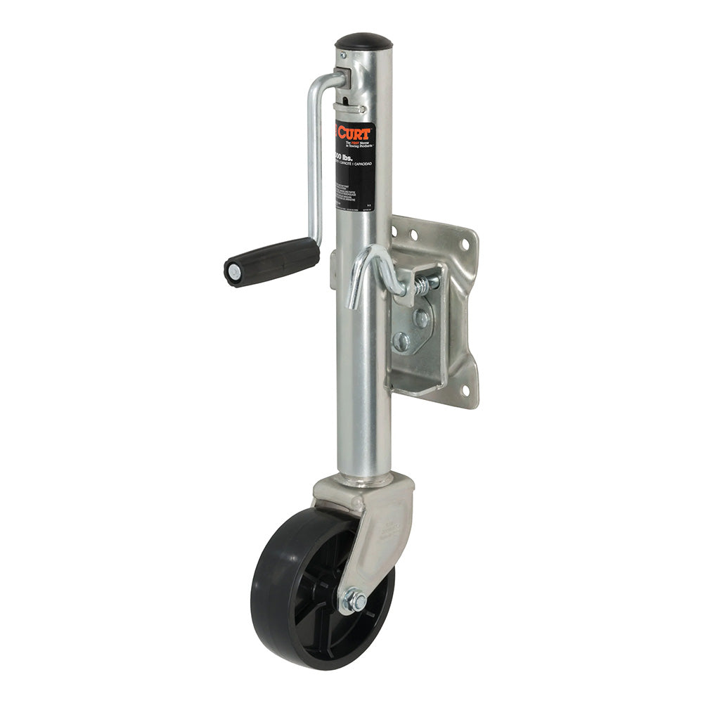 CURT Marine Jack w/6 Wheel - 1,200 lbs - Adjust Vertically 10" [28113] - Premium Jacks & Dollies from CURT - Just $79.99! 