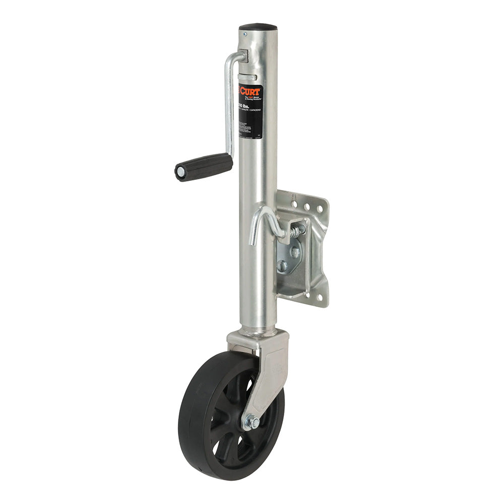 CURT Marine Jack w/8 Wheel - 1,500 lbs - Adjust Vertically 10" [28116] - Premium Jacks & Dollies from CURT - Just $98.99! 