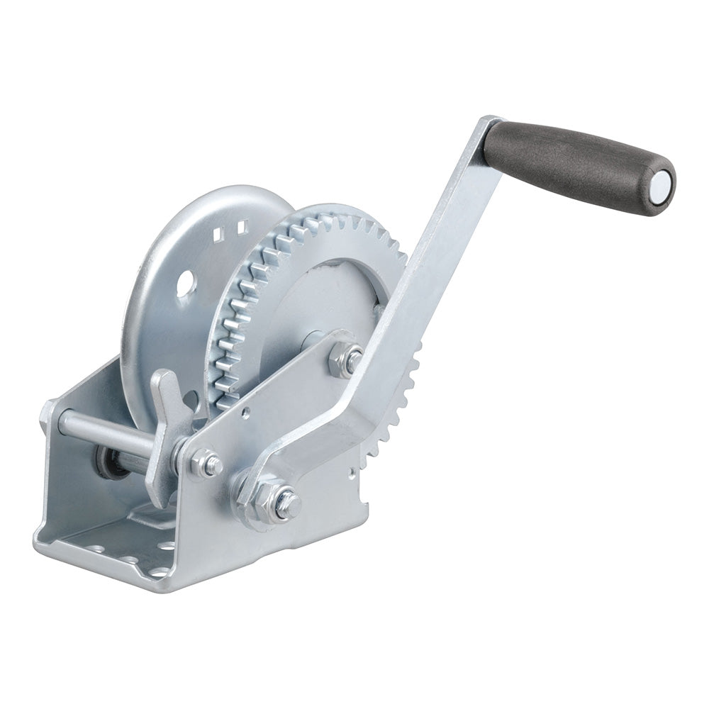 CURT Hand Crank 1200 lb. Winch - 7-1/2" Handle [29424] - Premium Trailer Winches from CURT - Just $48.99! 