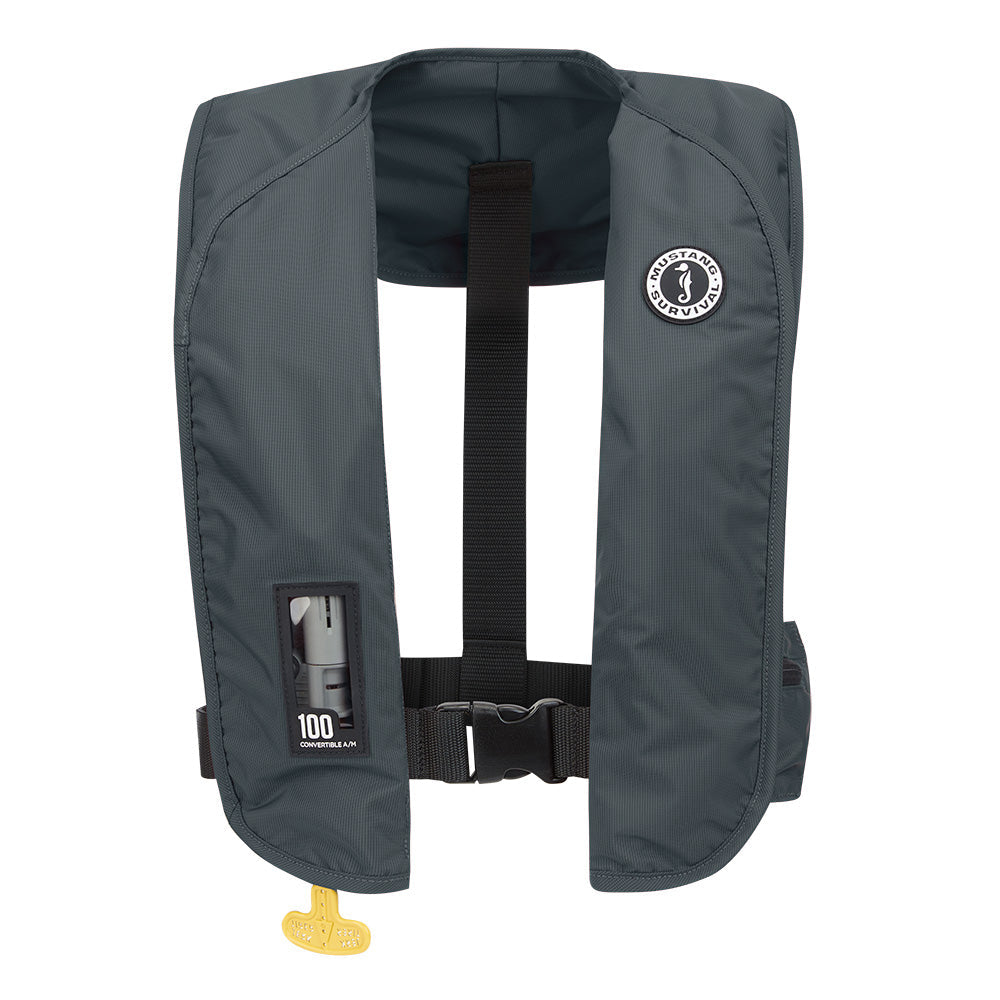 Mustang MIT 100 Convertible Inflatable PFD - Admiral Grey [MD2030-191-0-202] - Premium Personal Flotation Devices from Mustang Survival - Just $169.99! 