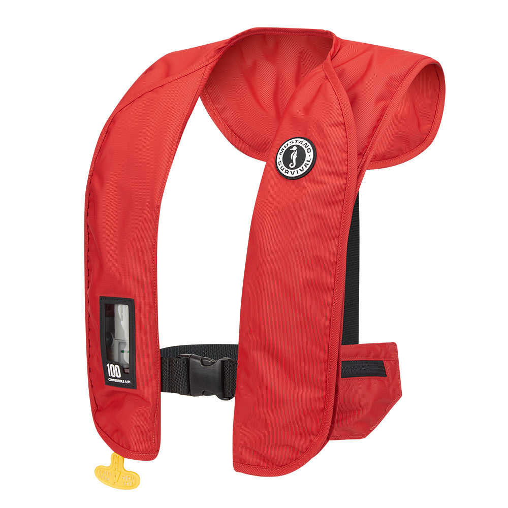 Mustang MIT 100 Convertible Inflatable PFD - Red [MD2030-4-0-202] - Premium Personal Flotation Devices from Mustang Survival - Just $169.99! 