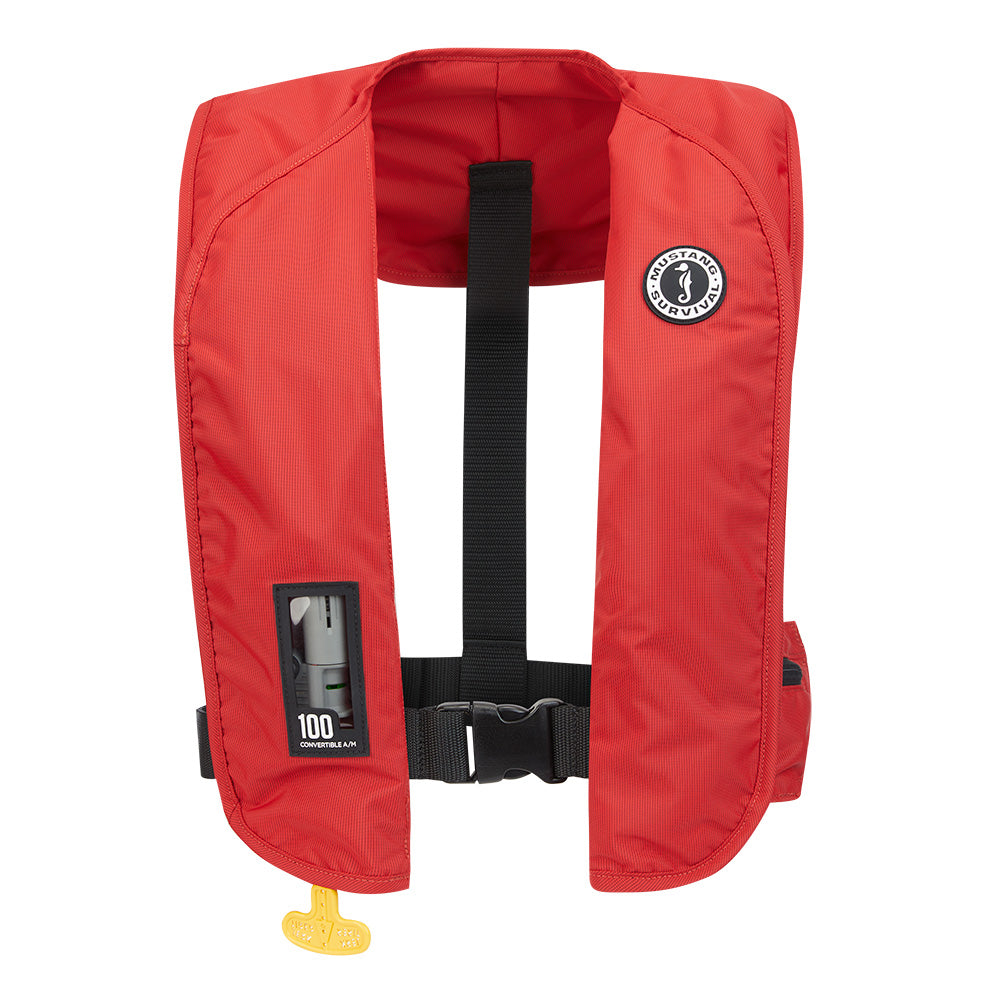 Mustang MIT 100 Convertible Inflatable PFD - Red [MD2030-4-0-202] - Premium Personal Flotation Devices from Mustang Survival - Just $169.99! 