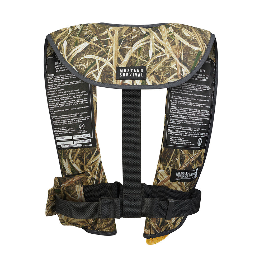 Mustang MIT 100 Convertible Inflatable PFD - Camo [MD2030CM-261-0-202] - Premium Personal Flotation Devices from Mustang Survival - Just $169.99! 