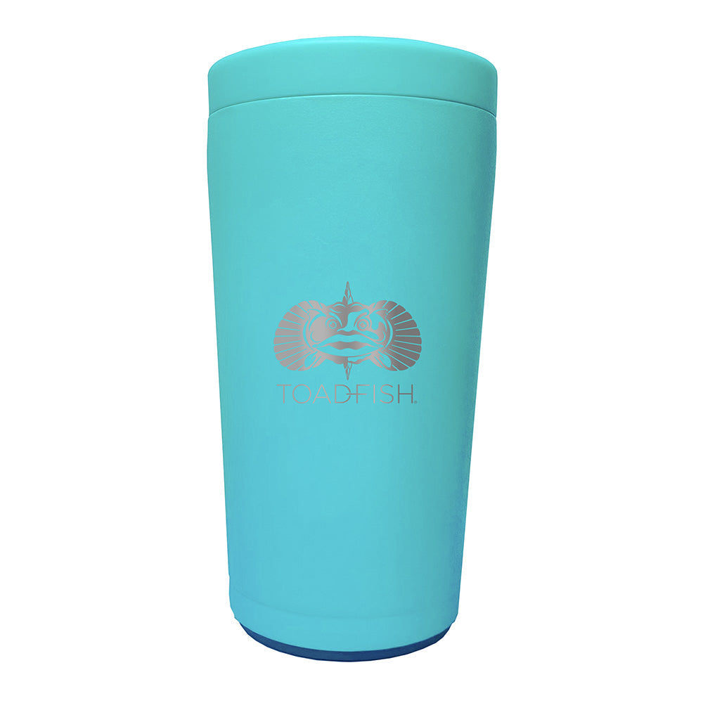 Toadfish Non-Tipping Can Cooler 2.0 - Universal Design - Teal [5004] - Premium Fishing Accessories from Toadfish - Just $20.99! 