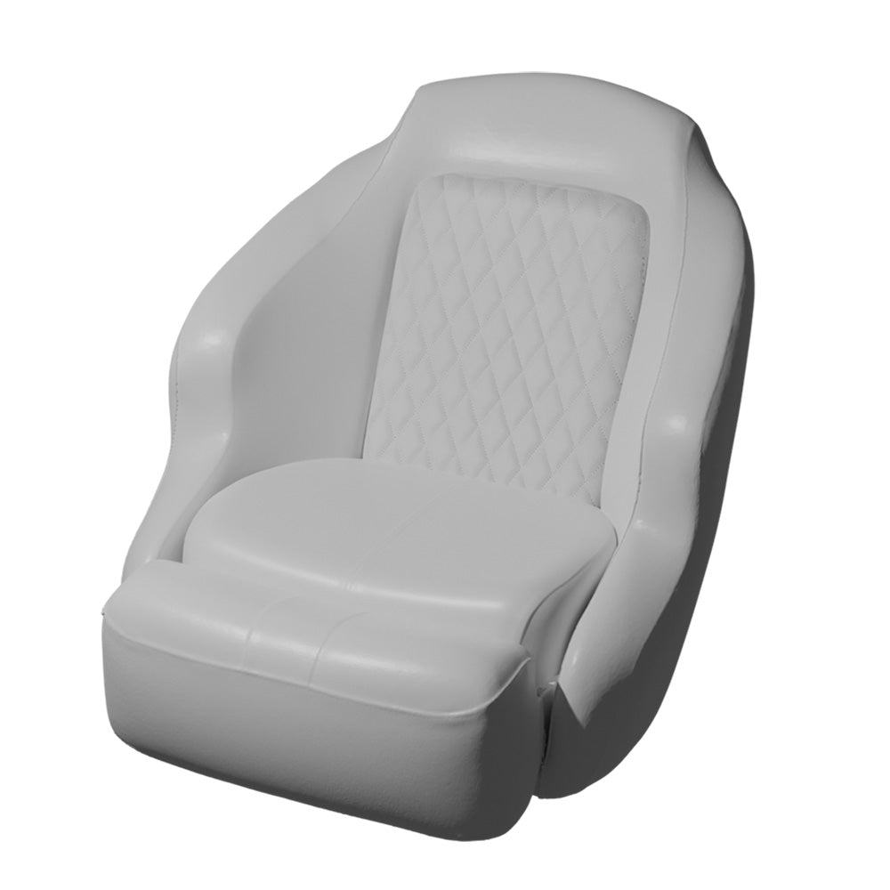 TACO Anclote Diamond Bucket Seat - White [BA1-25WHT] - Boat Outfitting, Boat Outfitting | Seating, Brand_TACO Marine, Rebates - TACO Marine - Seating