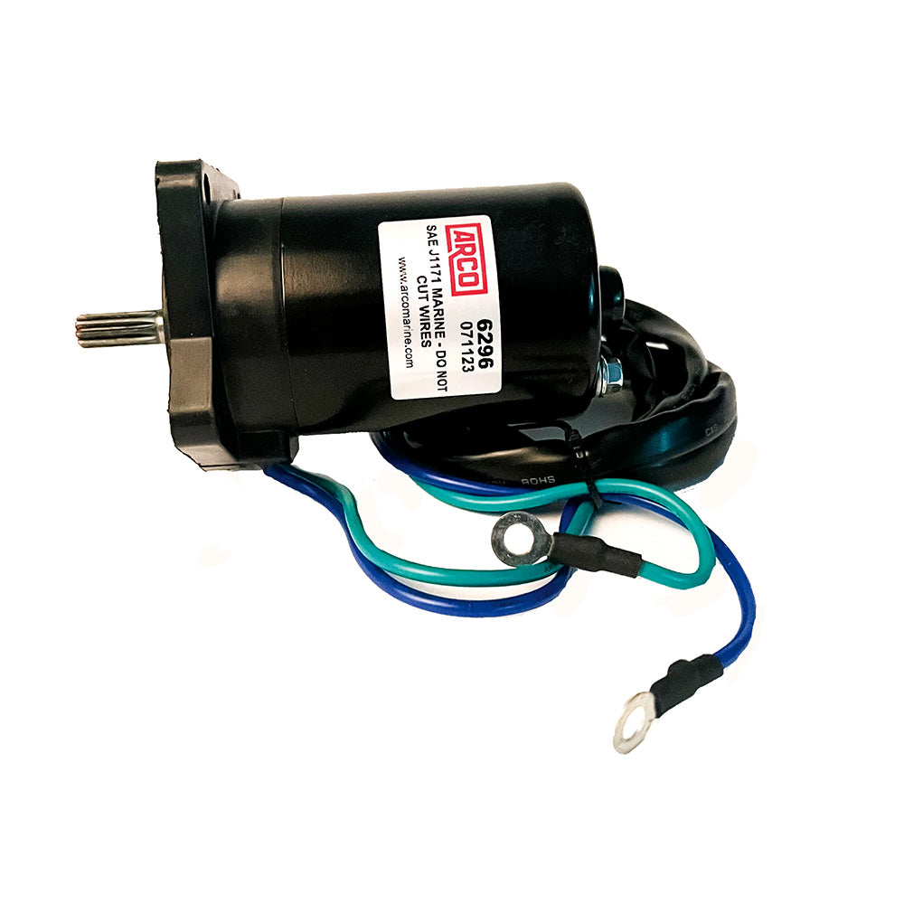 ARCO Marine Original Equipment Quality Replacement Yamaha Tilt Trim Motor - 2000-2019 T25 Series Engines [6296] - Premium Engine Controls from ARCO Marine - Just $221.99! 