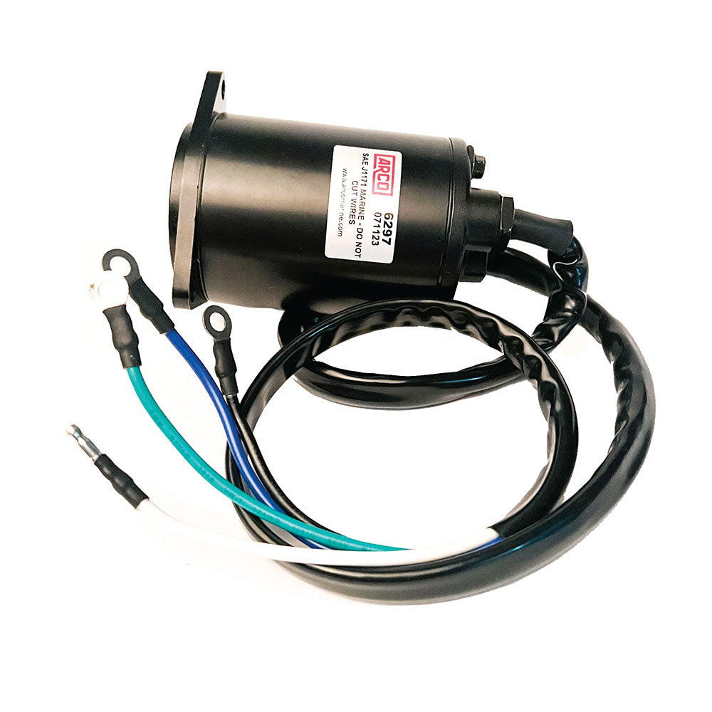 ARCO Marine Original Equipment Quality Replacement Yamaha Tilt Trim Motor - 1990-2003 250HP/1994-2003 225HP Units [6297] - Premium Engine Controls from ARCO Marine - Just $211.99! 