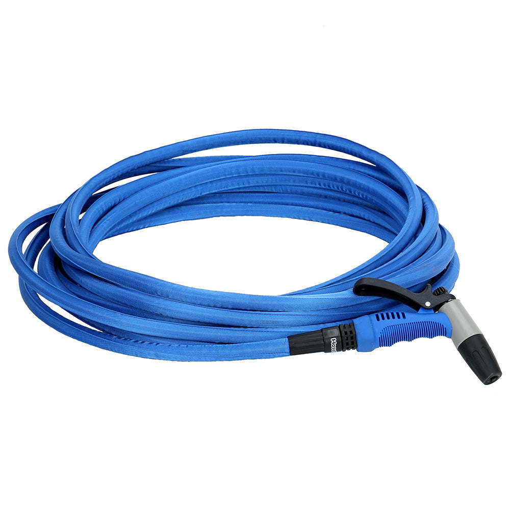 HoseCoil 25 Blue Flexible Hose Kit w/Rubber Tip Nozzle [HF25K] - Boat Outfitting, Boat Outfitting | Cleaning, Boat Outfitting | Deck / Galley, Brand_HoseCoil - HoseCoil - Cleaning
