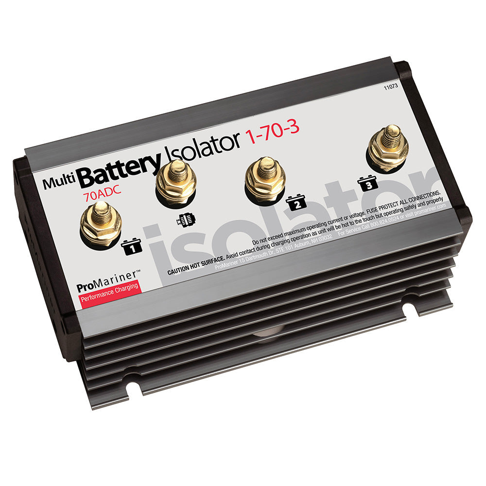 ProMariner Battery Isolator - 1 Alternator - 3 Battery - 70 AMP [11073] - Premium Battery Chargers from ProMariner - Just $108.99! 