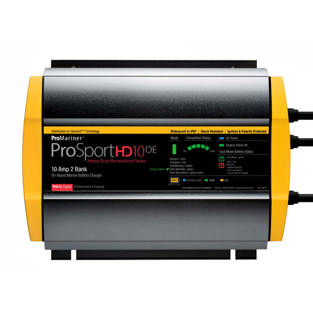 ProMariner ProSportHD 10 Gen 4 - 10 Amp - 2-Bank Battery Charger [44010] - Premium Battery Chargers from ProMariner - Just $110.99! 