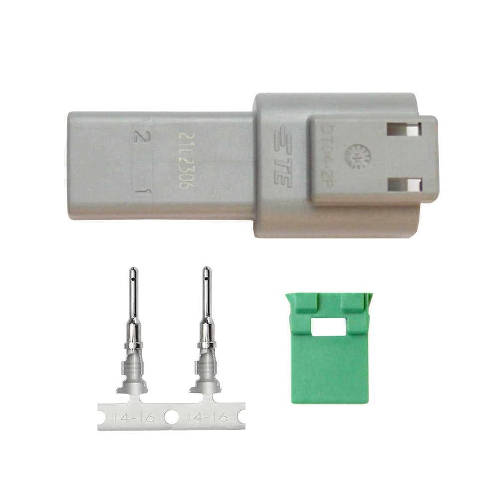 Pacer DT Deutsch Receptacle Repair Kit - 14-18 AWG (2 Position) [TDT04F-2RP] - Premium Terminals from Pacer Group - Just $3.99! 