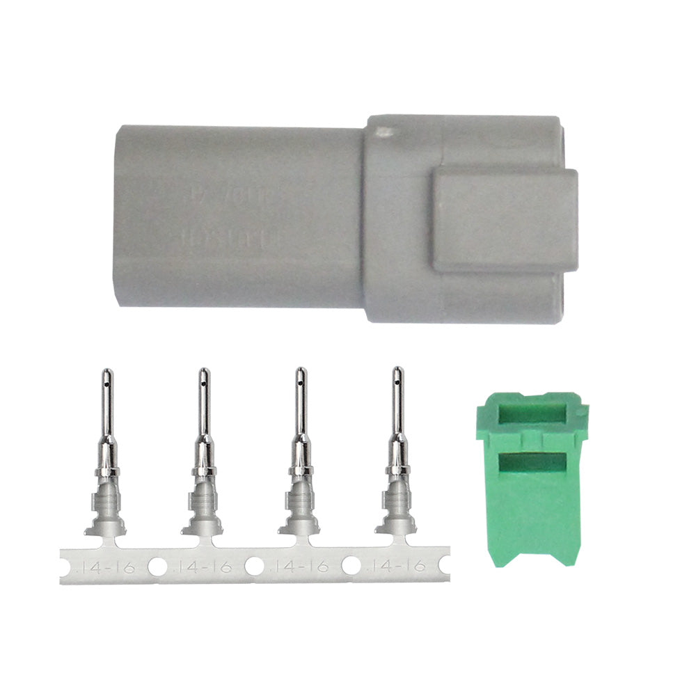 Pacer DT Deutsch Receptacle Repair Kit - 14-18 AWG (4 Position) [TDT04F-4RP] - Premium Terminals from Pacer Group - Just $4.99! 