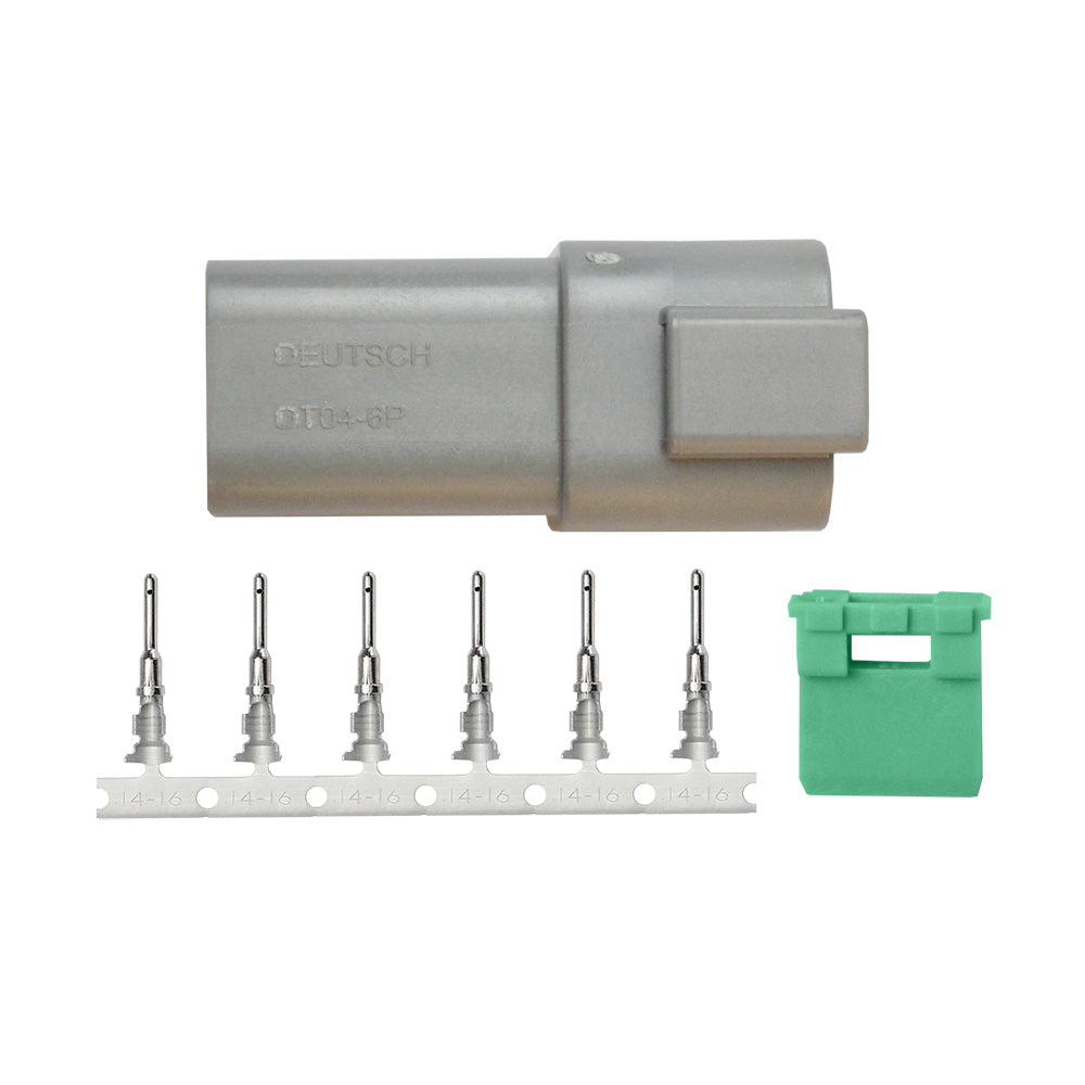 Pacer DT Deutsch Receptacle Repair Kit - 14-18 AWG (6 Position) [TDT04F-6RP] - Premium Terminals from Pacer Group - Just $5.99! 