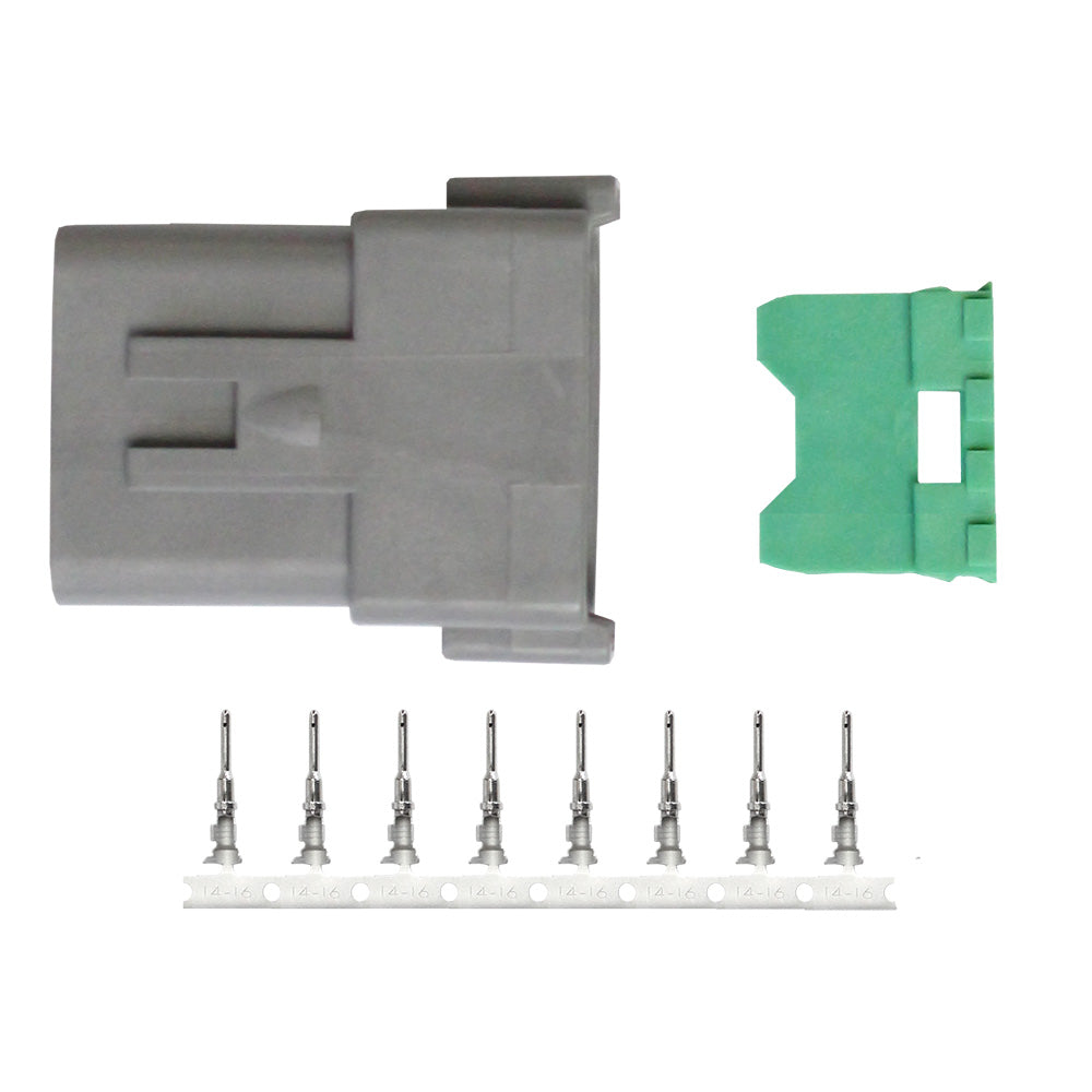 Pacer DT Deutsch Receptacle Repair Kit - 14-18 AWG (8 Position) [TDT04F-8RP] - Premium Terminals from Pacer Group - Just $7.99! 